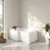 Brixton L Shaped 1500 Shower Bath - Left Handed
