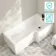 Brixton L Shaped 1700 Shower Bath - Right Handed