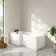 Brixton L Shaped 1700 Bath with Front Panel - Left Handed