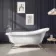 Highbury 1700mm Roll Top Slipper Bath - Chrome Ball Feet