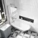 Abingdon 1500 Roll Top Shower Bath - Chrome Ball Feet & 6mm Easy Clean Screen With Rail