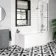P Shaped 1500 Shower Bath with Front Panel & 6mm Easy Clean Screen with Rail - Right Handed