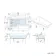 Brixton L Shaped 1700 Shower Bath & 6mm Easy Clean Matt Black Grid Bath Screen - Left Handed