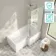 Brixton L Shaped 1600 Shower Bath with Front Panel & 6mm Chrome Easy Clean Screen - Right Handed