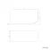 Turku 1600mm Space Saving Bath - Left Handed