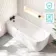 Turku 1700mm Space Saving Bath - Left Handed