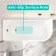 Turku 1500 Space Saving Shower Bath & 6mm Easy Clean Brushed Gunmetal Bath Screen - Left Handed