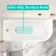 Turku 1500 Space Saving Shower Bath & 6mm Easy Clean Brushed Copper Bath Screen - Left Handed
