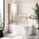 Turku 1500 Space Saving Shower Bath & Premium 8mm Brushed Copper Framed Bath Screen - Left