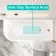 Turku 1500 Space Saving Shower Bath & 6mm Easy Clean Brushed Copper Bath Screen - Right Handed