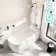 Turku 1600 Space Saving Shower Bath & 6mm Easy Clean Chrome Bath Screen - Right Handed