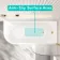 Turku 1600 Space Saving Shower Bath & 6mm Easy Clean Brushed Brass Bath Screen - Right Handed