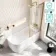 Turku 1600 Space Saving Shower Bath & Premium 8mm Brushed Brass Framed Bath Screen - Right