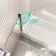 Turku 1700 Space Saving Shower Bath & 6mm Easy Clean Matt Black Bath Screen - Left Handed