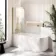 Turku 1700 Space Saving Shower Bath & 6mm Easy Clean Brushed Brass Bath Screen - Left Handed