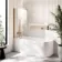 Turku 1700 Space Saving Shower Bath & 6mm Easy Clean Brushed Copper Bath Screen - Left Handed