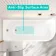 Turku 1700 Space Saving Shower Bath & 6mm Easy Clean Brushed Copper Bath Screen - Left Handed