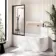 Turku 1700 Space Saving Shower Bath & Premium 8mm Easy Clean Matt Black Framed Bath Screen - Left