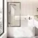 Turku 1700 Space Saving Shower Bath & Premium 8mm Brushed Gunmetal Framed Bath Screen - Left