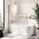 Turku 1700 Space Saving Shower Bath & 6mm Easy Clean Brushed Copper Folding Bath Screen - Left