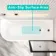 Turku 1700 Space Saving Shower Bath & Premium 8mm Easy Clean Matt Black Framed Bath Screen - Right