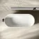 Shore 1700 Matt White Freestanding Bath - Chrome Feet