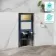 Idaho Pneumatic Top & Front Wall Hung Toilet Frame and Concealed Cistern with Brushed Brass Plate