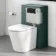 Detroit Cable Operated Concealed Cistern With Chrome Round Push Button Dia.48mm