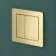 Detroit Cable Operated Concealed Cistern With Brushed Brass Square Push Button
