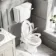 Hudson Traditional Toilet With Low-level Cistern And Soft Close Seat