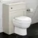 Traditional Chalk White Back To Wall Unit and Seattle Toilet