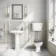 Hudson Traditional Low-Level Toilet With Dove Grey Seat & Pedestal Basin - Single Tap Hole