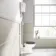 Hudson Traditional Toilet With High-Level Cistern and Midnight Green Wooden Seat