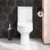 Denver Rimless Close Coupled Toilet With Soft Close Seat