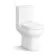 Denver Rimless Close Coupled Toilet With Soft Close Seat