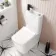 Nevada 2-In-1 Combined Wash Basin & Rimless Toilet With Premium Soft Close Slim Seat