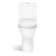 Orlando Rimless Comfort Height Close Coupled Toilet With Soft Close Slim Seat