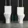 Atlanta Comfort Height Close Coupled Corner Toilet With Soft Close Seat