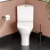 Orlando Close Coupled Corner Toilet With Soft Close Seat
