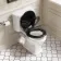 Enid Traditional Close Coupled Toilet With Gloss Black Wooden Seat