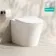 Loma Matt White Rimless Back To Wall Toilet With Premium Soft Close Slim Seat