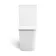 Kent Matt White Rimless Close Coupled Toilet With Premium Soft Close Slim Seat