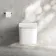 Kent Matt White Rimess Tornado Wall Hung Toilet With Premium Soft Close Slim Seat