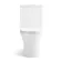 Brooklyn Rimless Fully Back To Wall Close Coupled Toilet With Soft Close Slim Seat