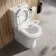 Brooklyn Rimless Comfort Height Close Coupled Toilet With Soft Close Seat