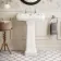Enid Traditional Close Coupled Toilet With Gloss Black Wooden Seat & Pedestal Basin Double Tap Hole