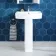 Portland Square Pedestal Basin 570mm