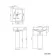Portland Square Pedestal Basin 570mm