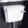 Hudson Traditional Low-Level Toilet With Cashmere Pink Seat & Pedestal Basin - Double Tap Hole