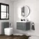 Corsica Storm Grey Wall Hung Basin Drawer Vanity 800mm
